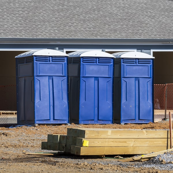 are there any restrictions on what items can be disposed of in the portable toilets in Bayfield